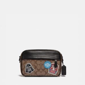 Star Wars X Coach Graham Crossbody In Signature Canvas With Patches